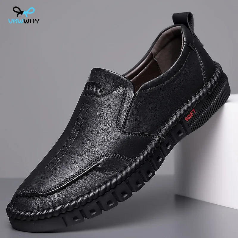 Men’s Business Casual Loafers – Comfortable Leather Shoes