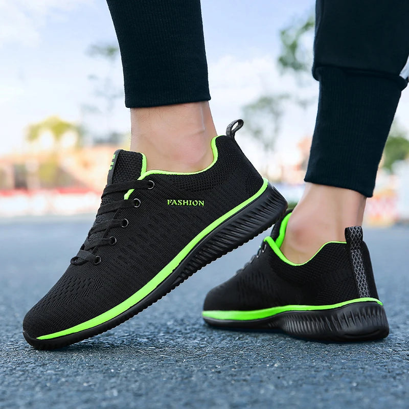 Men’s Breathable Running Shoes – Lightweight Non-Slip Athletic Sneakers for Walking, Gym, Training & Casual Wear
