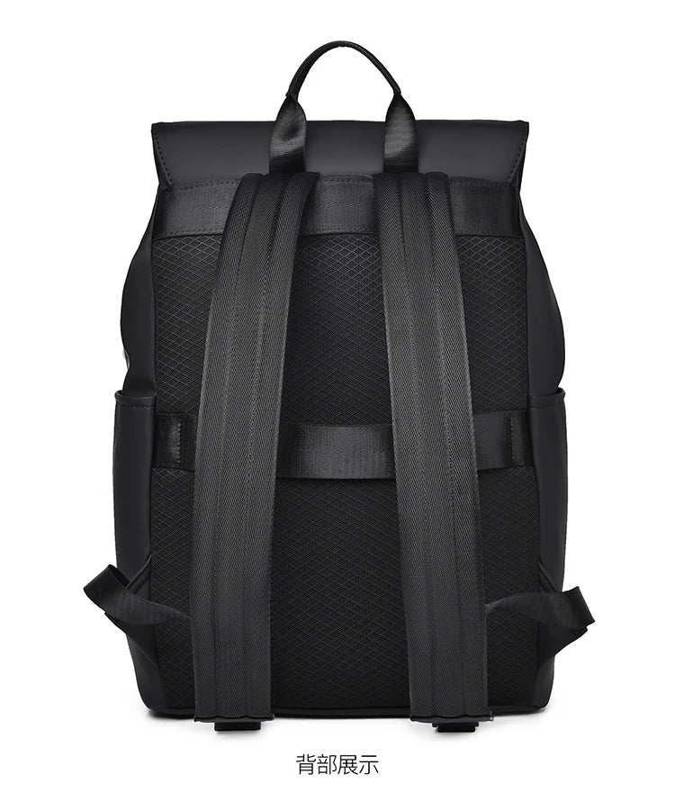 Men's Black Fashion Backpack – Spacious & Durable for Business & Travel