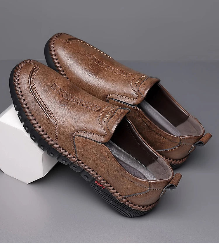 Men’s Business Casual Loafers – Comfortable Leather Shoes