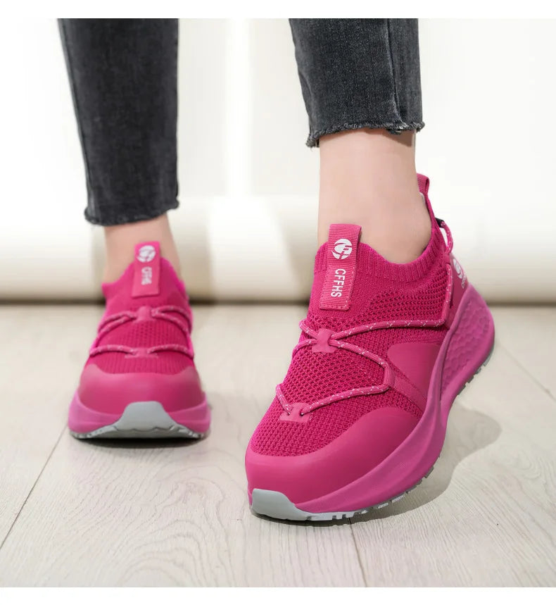Ladies’ Safety Work Sneakers – Non-Slip, Puncture-Resistant