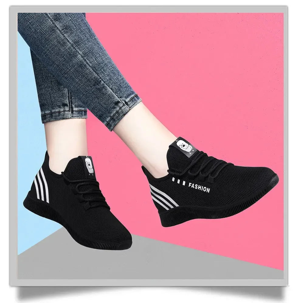 Lightweight Running Shoes – Women’s Breathable Sneakers with Adjustable Fit for Gym, Travel & Work