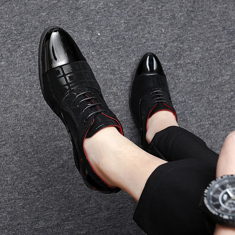 Luxury Men’s Dress Shoes – Pointed Toe Oxford for Parties