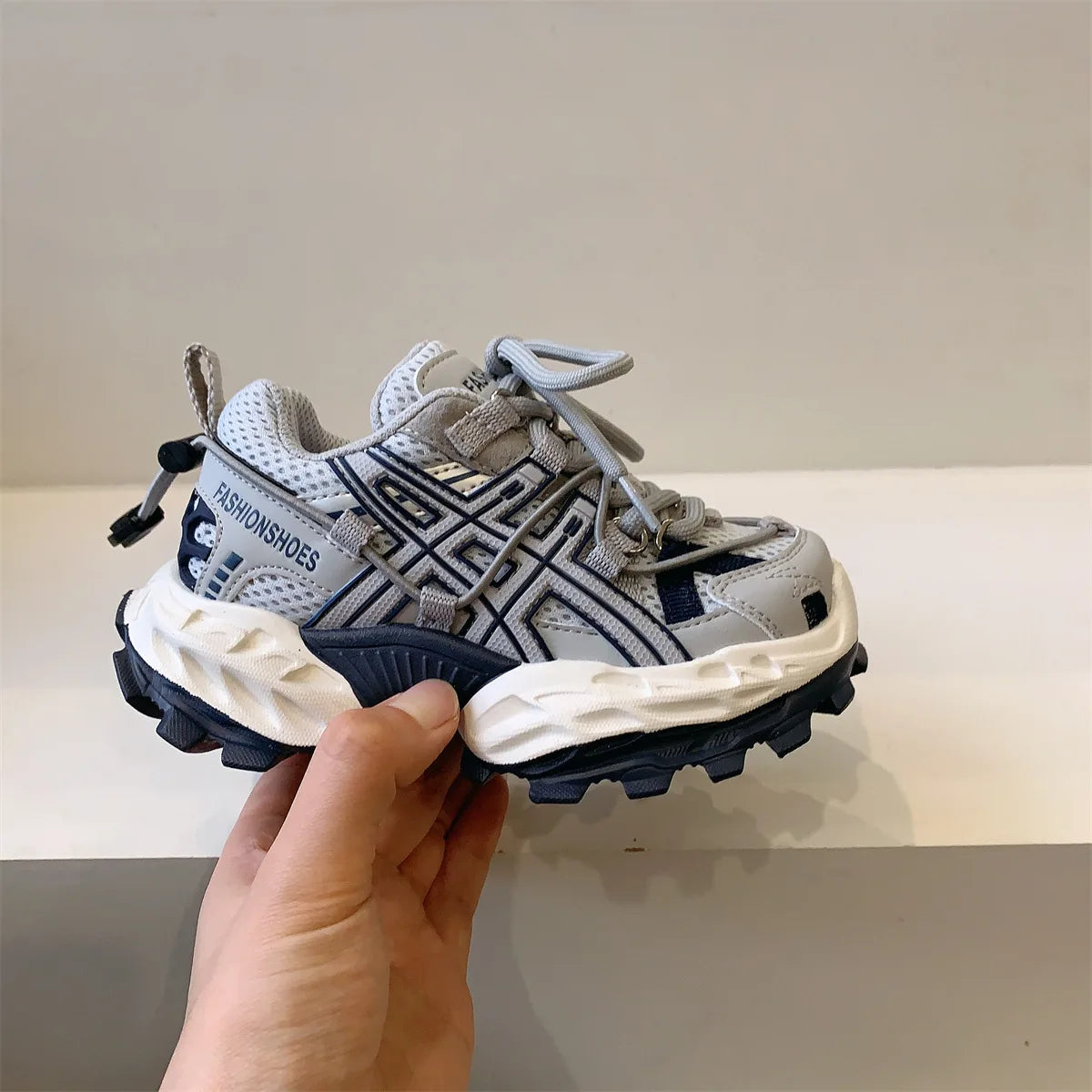 2025 Spring Kids’ Korean-Style Mesh Sneakers