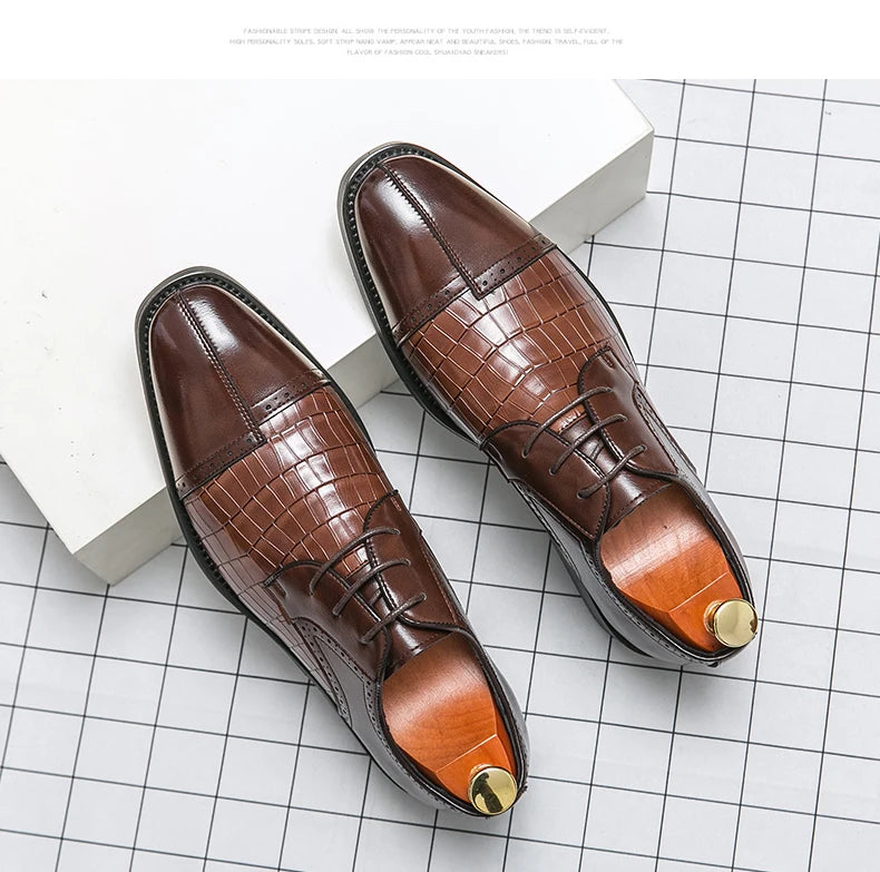 Men’s British Style Leather Shoes – Casual & Formal Footwear