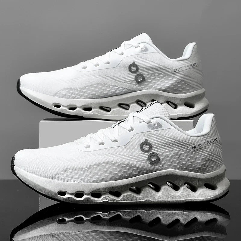 Fashion Cushioning Running Shoes – Lightweight Breathable Tennis & Sports Sneakers for Menual Walking Footwear