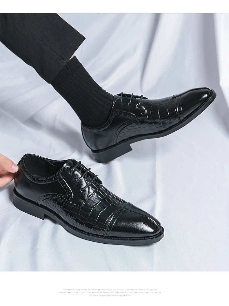 Men’s British Style Leather Shoes – Casual & Formal Footwear