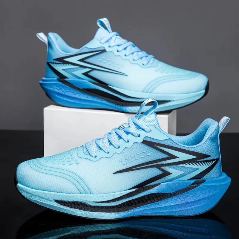 Carbon Plate Running Shoes – Marathon Athletic Sneakers for Men & Women, Lightweight Breathable Sports & Walking Shoes
