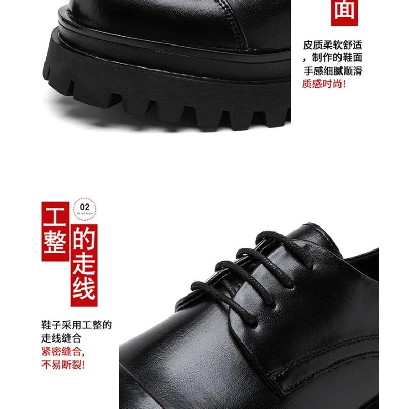 Men’s Fashion Leather Shoes – Versatile Party & Office Footwear