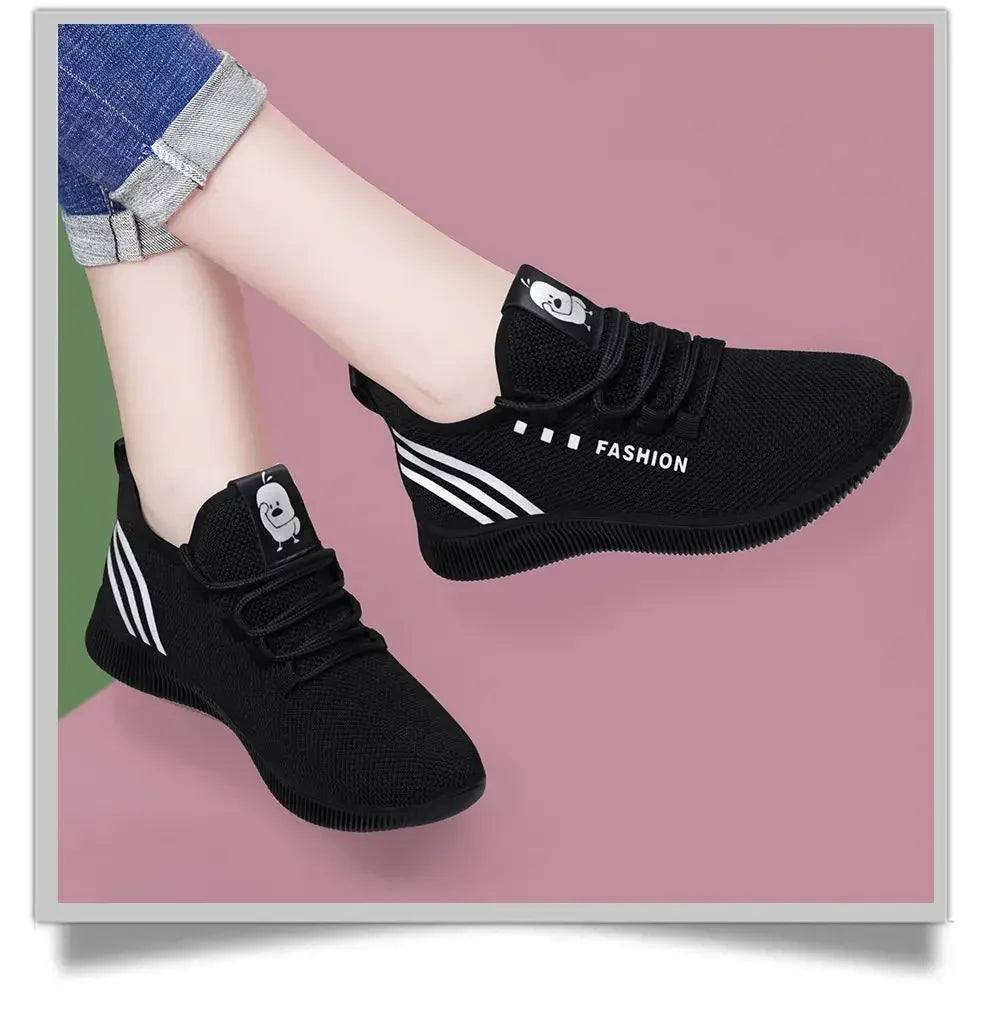 Lightweight Running Shoes – Women’s Breathable Sneakers with Adjustable Fit for Gym, Travel & Work