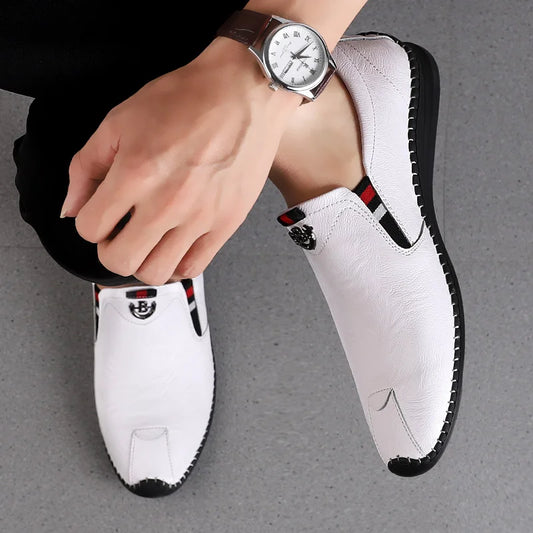 Men’s Daily Business Loafers – Comfortable Lazy Pedal Shoes