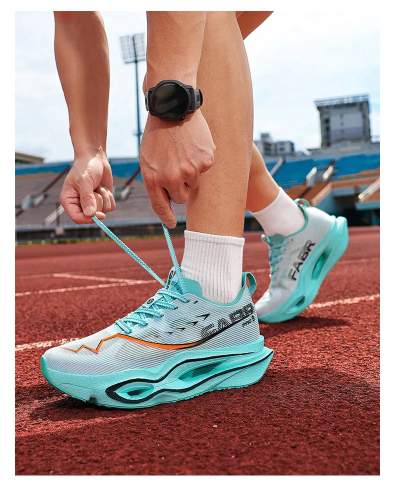 Carbon Plate Running Shoes – Lightweight Breathable Marathon Sneakers for Men & Women, Athletic Training Shoes