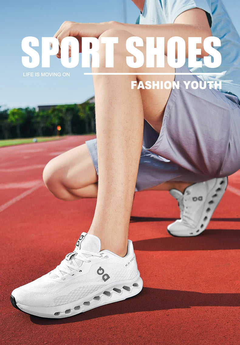 Lightweight Running Shoes – Men’s Breathable Non-Slip Cushioned Sneakers for Jogging, Gym & Fitness Training