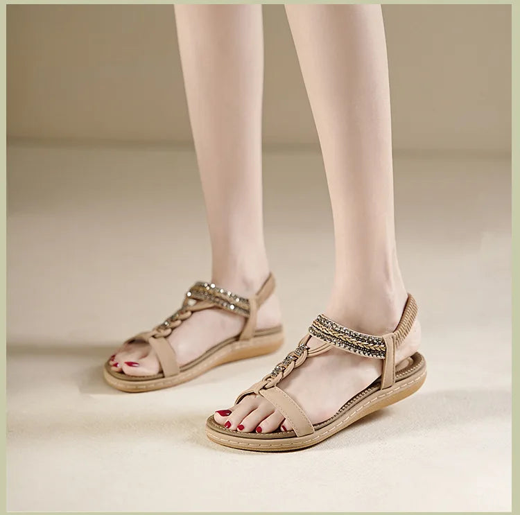 Women’s Soft Sole Sandals – Breathable, Anti-Slip Flats