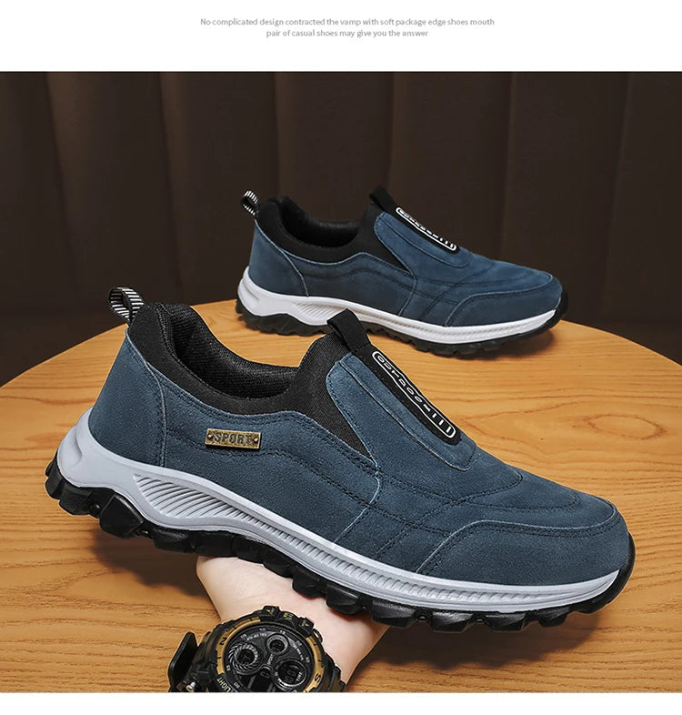 Men’s Lightweight Walking Shoes – Non-Slip Outdoor Hiking Sneakers for Comfort & Casual Wear