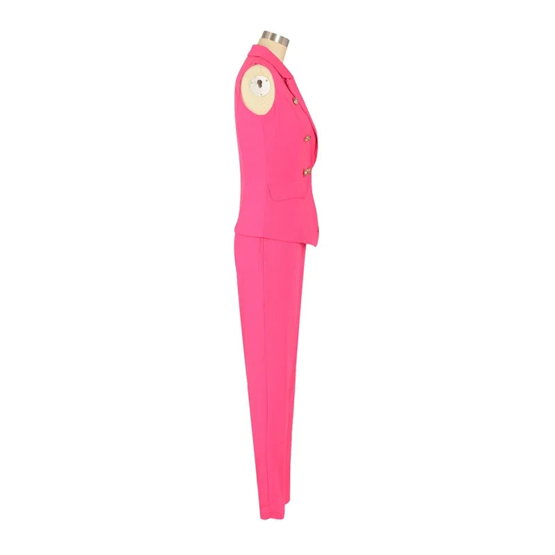 AMEHE Women’s 2-Piece Office Matching Suit Set