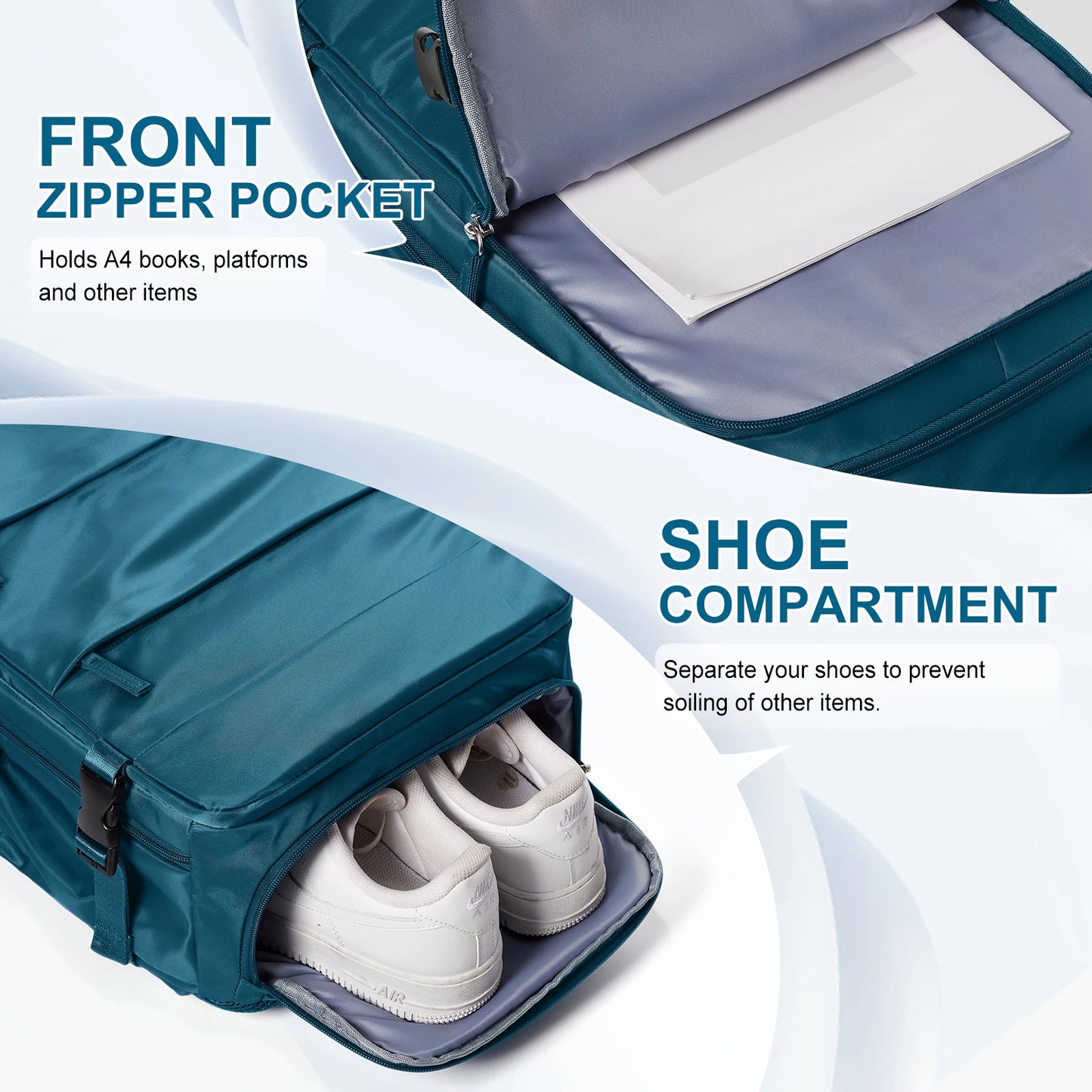 Women’s TSA-Approved Travel Laptop Backpack – Carry-On Weekender Bag