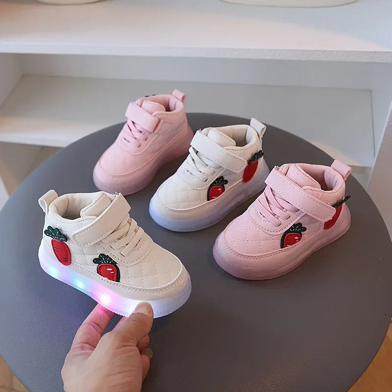 Boys & Girls Light-Up Sneakers – Cute, Soft Sole Shoes