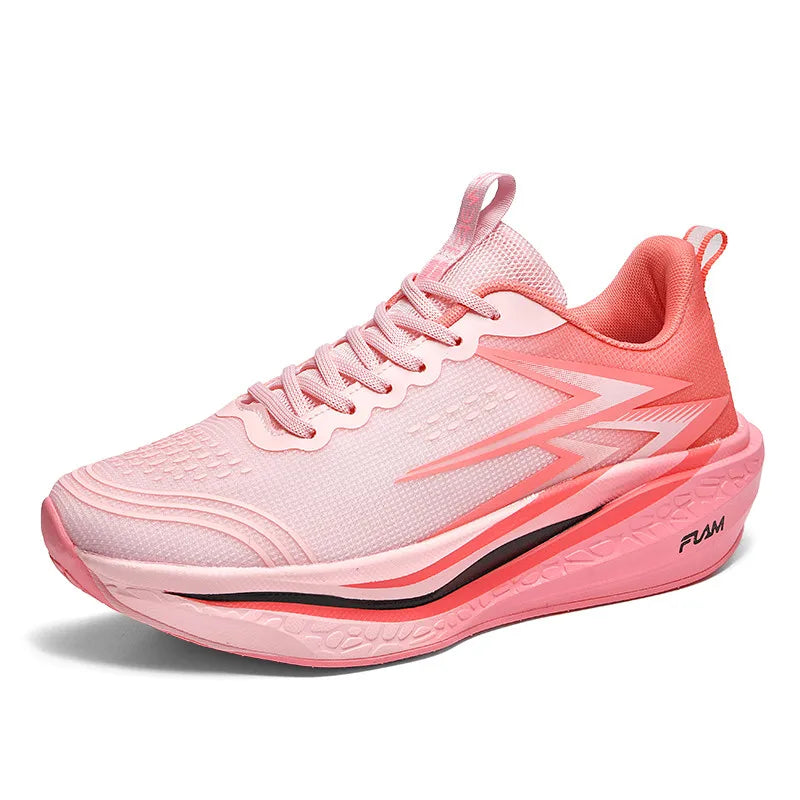 Carbon Plate Running Shoes – Marathon Athletic Sneakers for Men & Women, Lightweight Breathable Sports & Walking Shoes