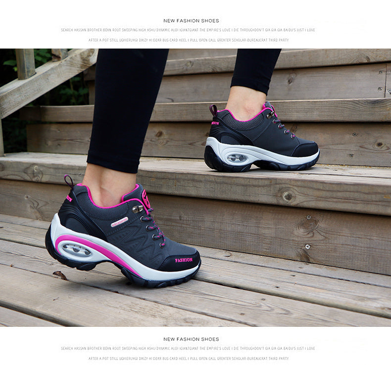 Ladies’ Chunky Wedge Sneakers – Designer Casual Sports Shoes