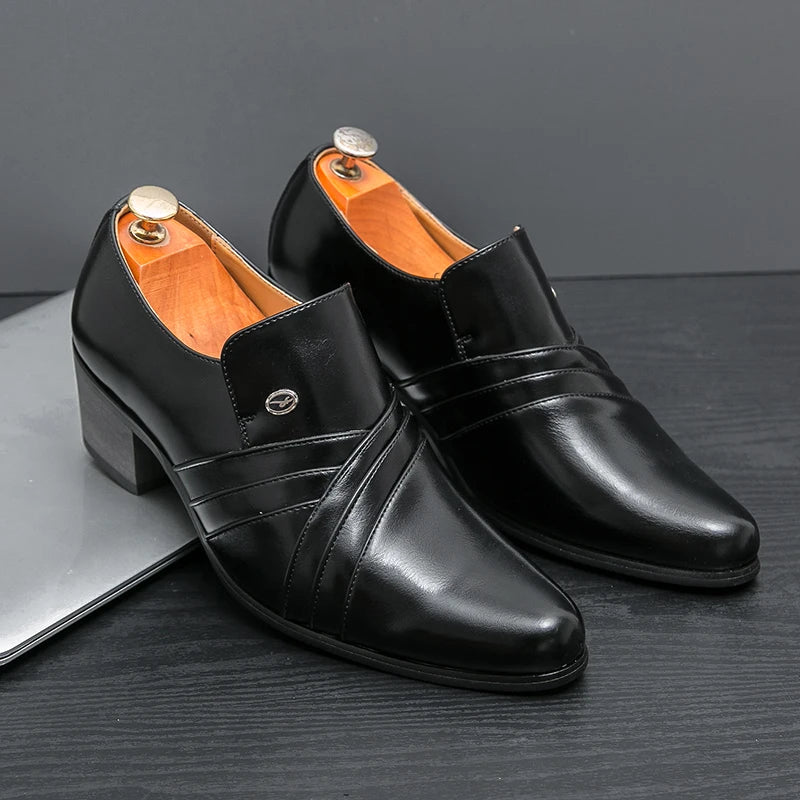 High-End Men’s Formal Shoes – Business & Wedding Leather Shoes