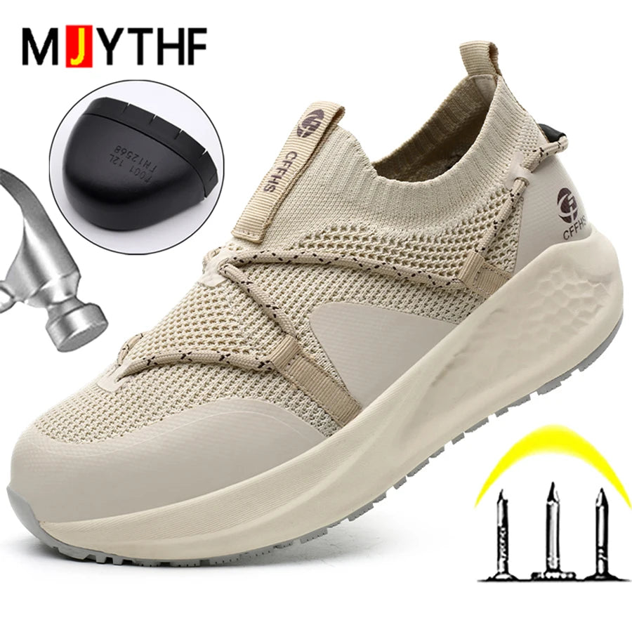 Ladies’ Safety Work Sneakers – Non-Slip, Puncture-Resistant