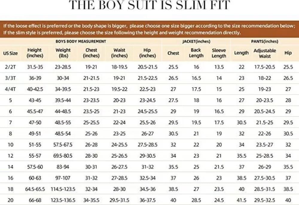 AMEHE Boys’ Luxury Suit Set