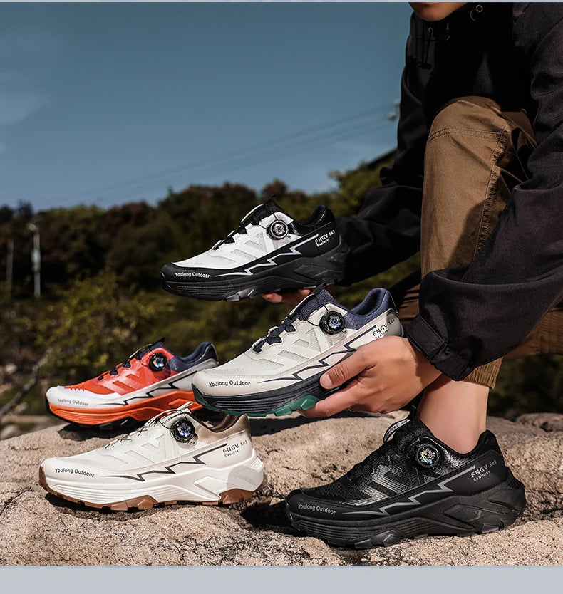 Men’s Running Shoes 2026 – Breathable Mesh Hiking & Walking Sneakers for Outdoor Sports & Cushion Comfort