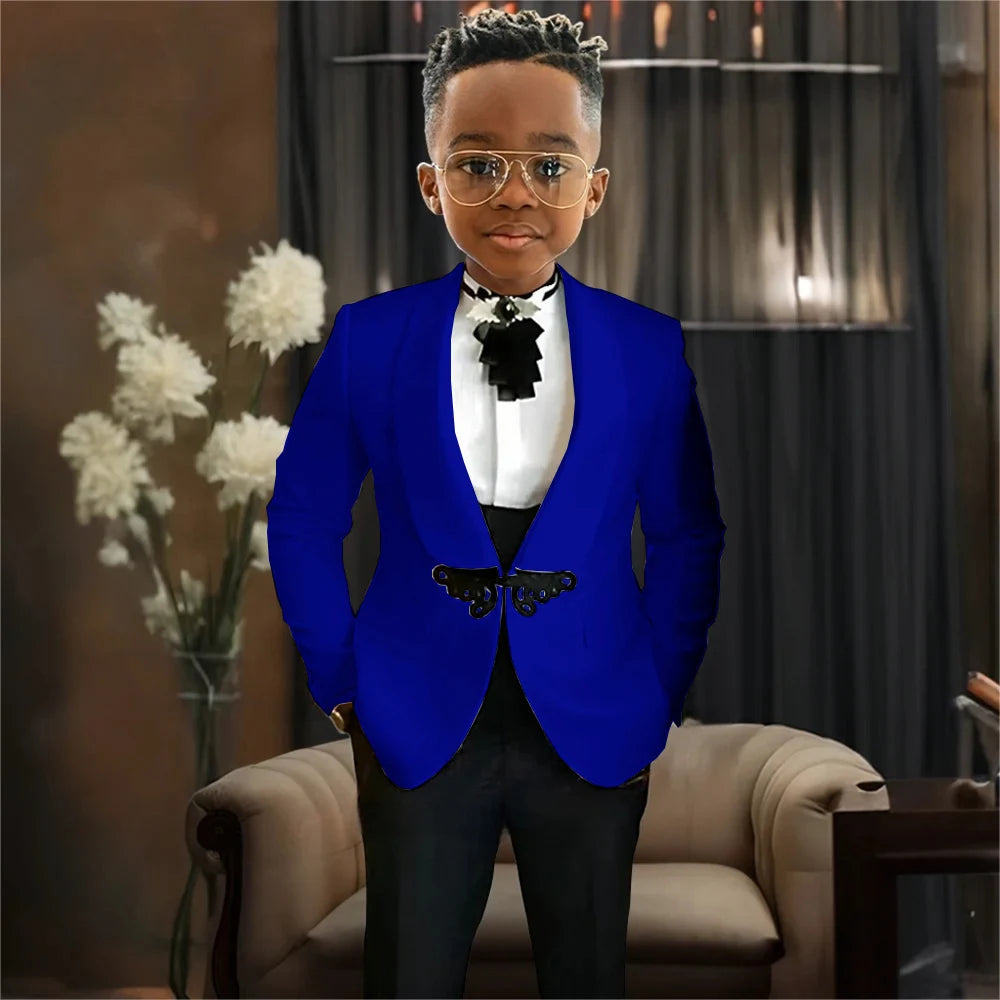 AMEHE Boys’ Luxury 3-Piece Tuxedo