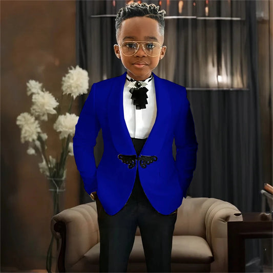 AMEHE Boys’ Luxury 3-Piece Tuxedo