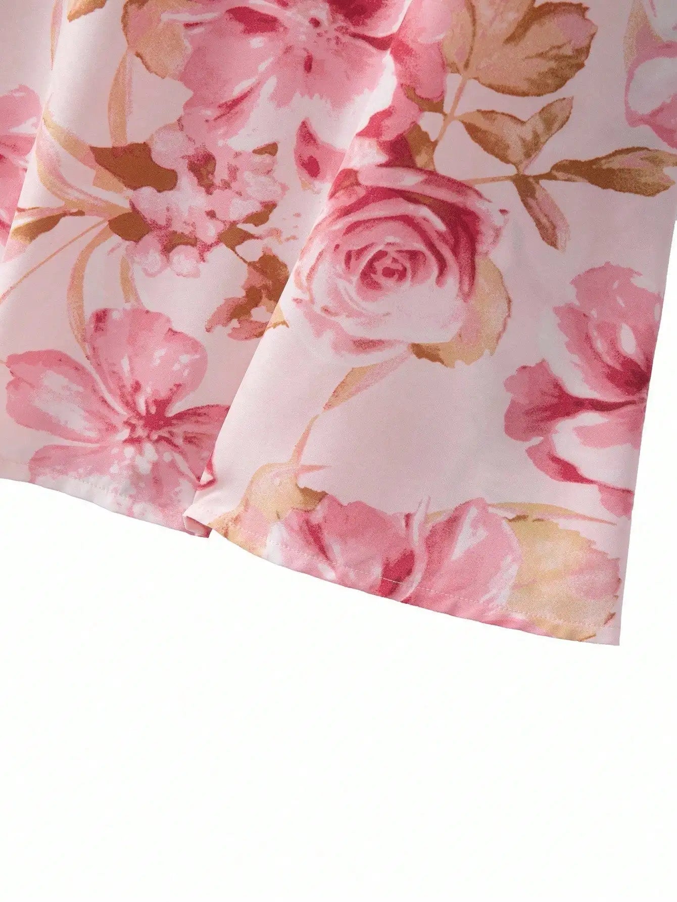 AMEHE Women’s Floral Blazer & A-Line Skirt – 2-Piece Outfit