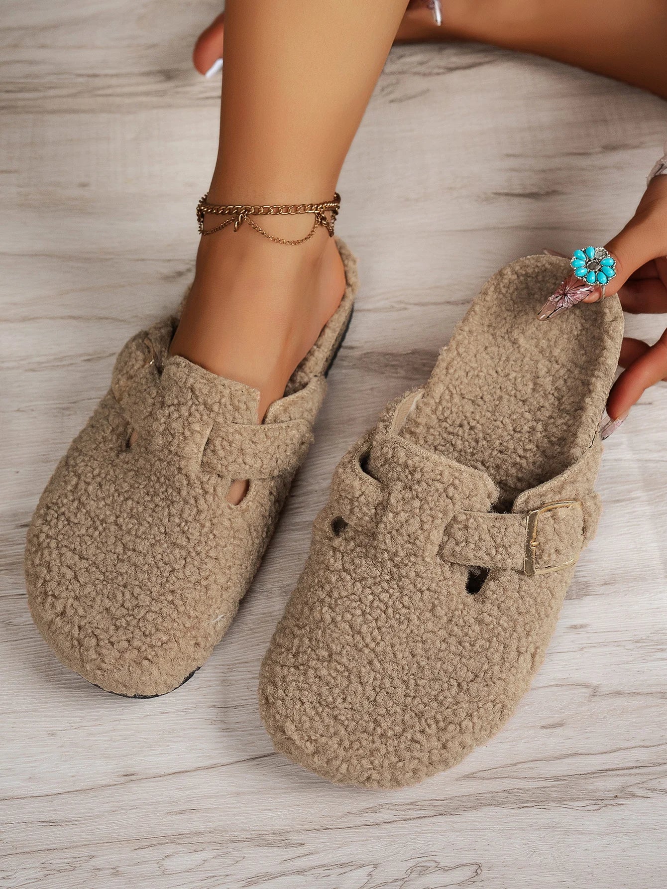 Ladies’ Trendy Brown Shoes – Indoor & Outdoor Comfort