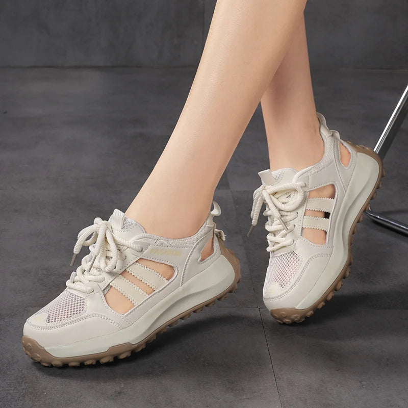 Women’s Summer Sports Shoes – Anti-Slip Comfortable Running Sneakers for Walking, Daily & Casual Wear