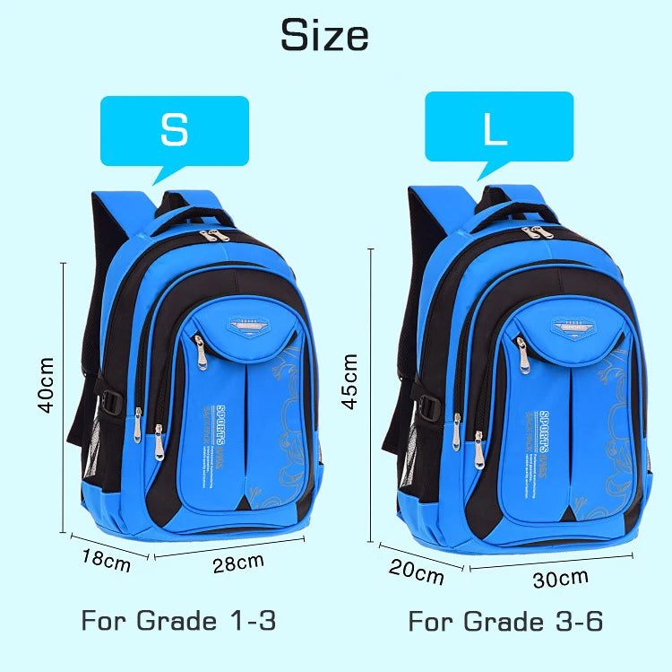 Boys School Backpack – Durable & Spacious for Kids & Teens