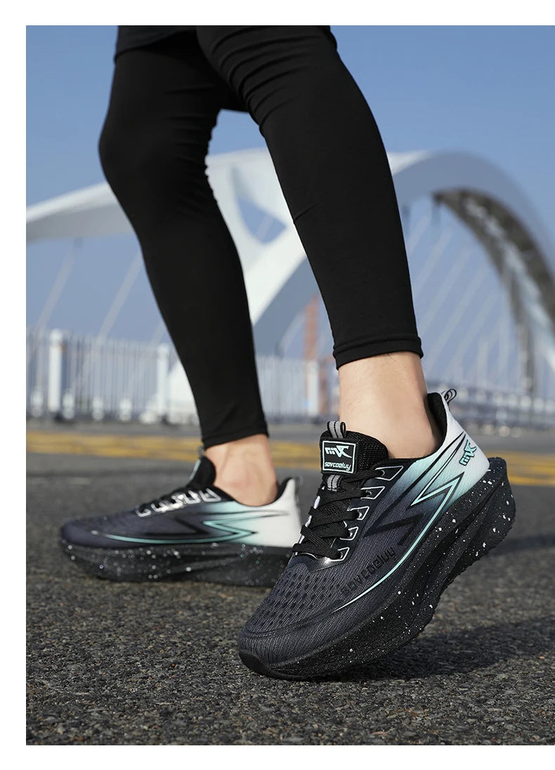 Lightweight Carbon Plate Running Shoes – Men’s & Women’s Athletic Sneakers for Marathon, Walking & Training