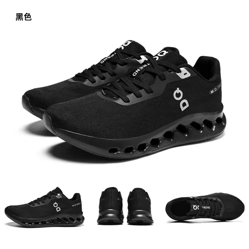 Fashion Cushioning Running Shoes – Lightweight Breathable Tennis & Sports Sneakers for Menual Walking Footwear