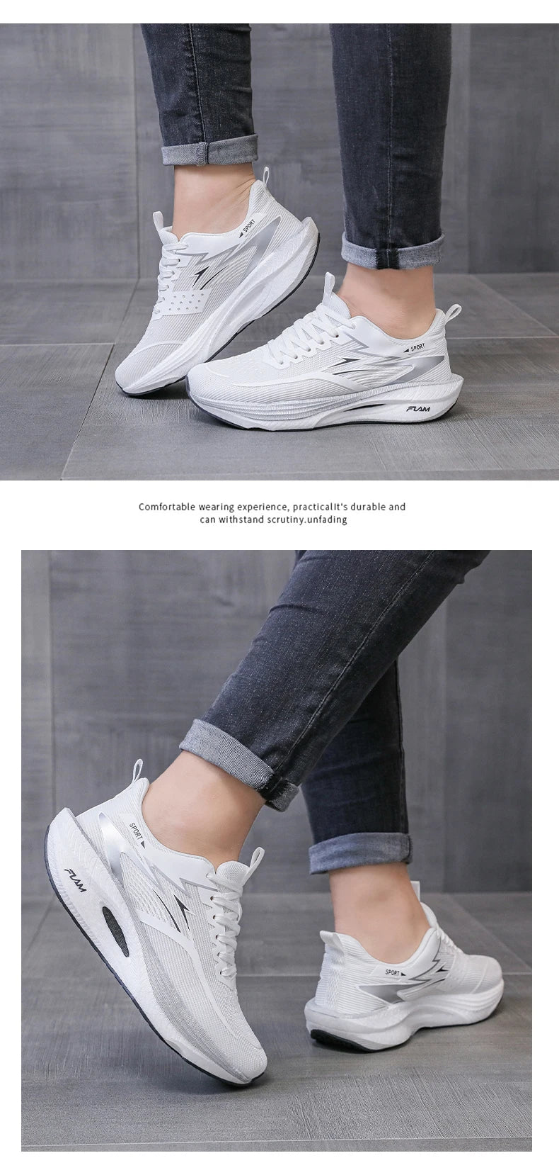 Lightweight Running Shoes – Men’s Breathable Non-Slip Marathon Sneakers for Walking, Training & Outdoor Sports