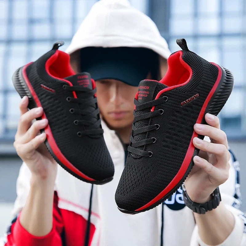 Men’s Breathable Running Shoes – Lightweight Non-Slip Athletic Sneakers for Walking, Gym, Training & Casual Wear