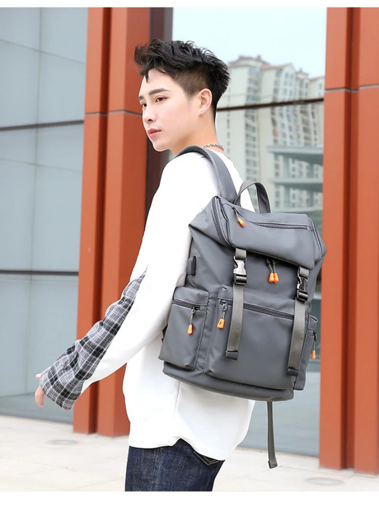Men’s Travel & Business Backpack – Large Capacity Laptop Bag