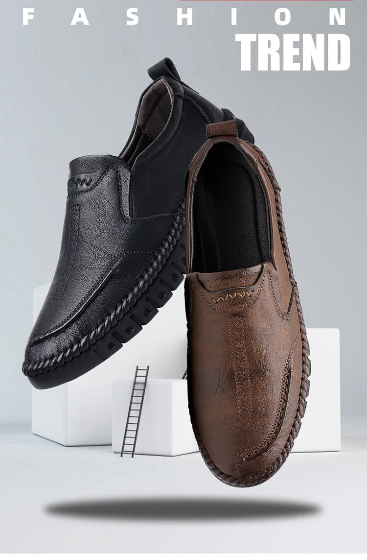 Men’s Business Casual Loafers – Comfortable Leather Shoes