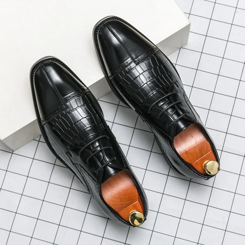 Men’s British Style Leather Shoes – Casual & Formal Footwear