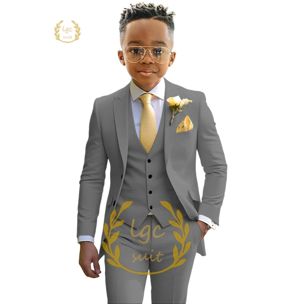 Boys’ Dress Suit – Ivory Wedding & Dinner Ceremony Outfit