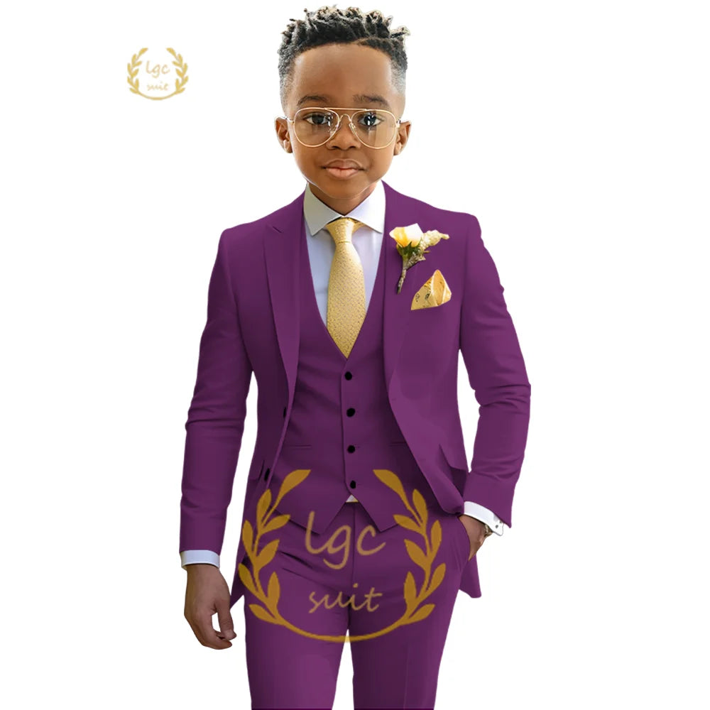 Boys’ Dress Suit – Ivory Wedding & Dinner Ceremony Outfit