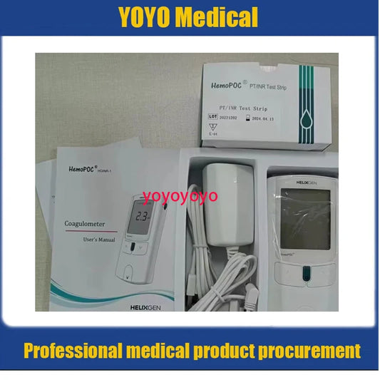 NR Blood Coagulation Monitor – PT Testing Meter with 24 Test Strips for Home Health Tracking