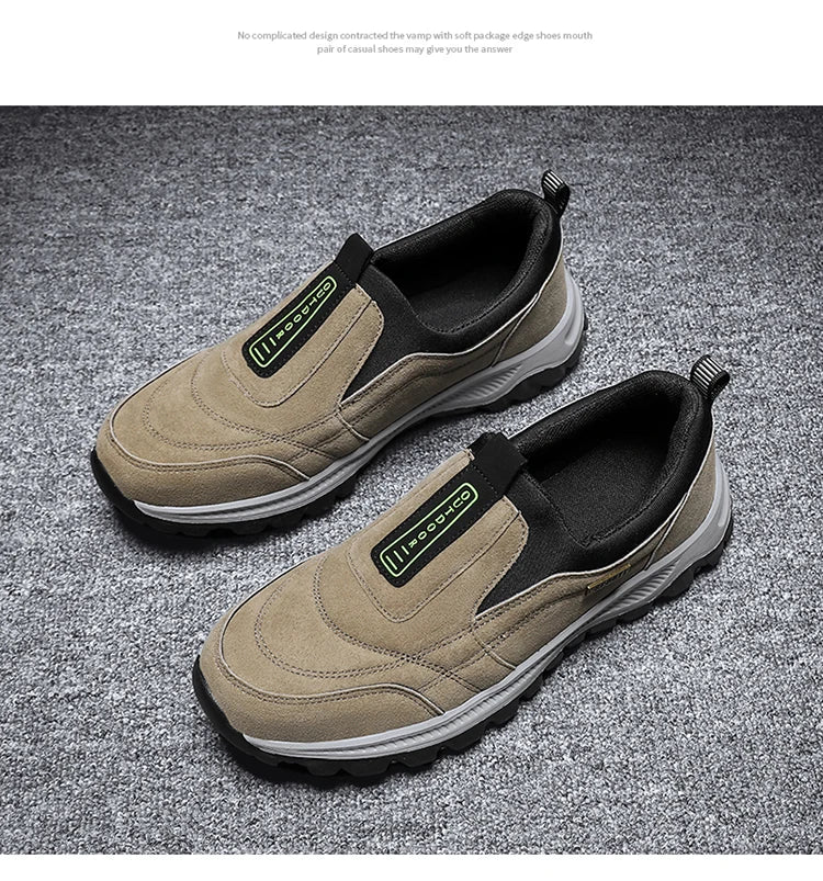 Men’s Lightweight Walking Shoes – Non-Slip Outdoor Hiking Sneakers for Comfort & Casual Wear