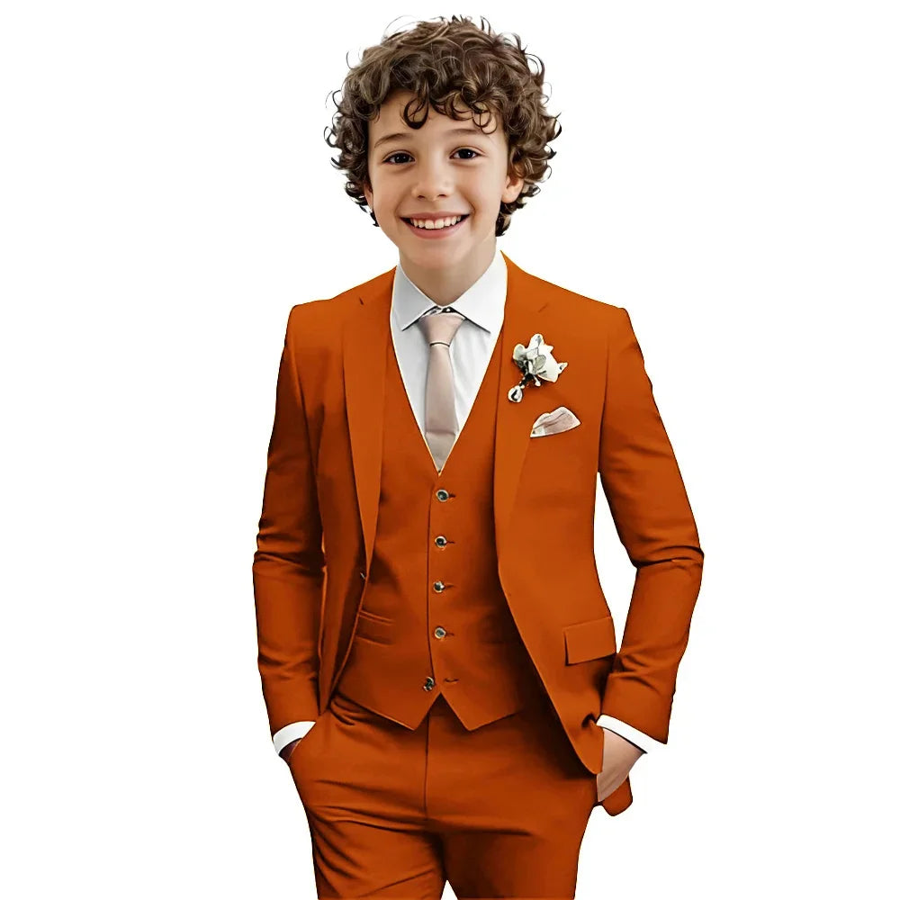 AMEHE Boys’ 3-Piece Formal Suit Set