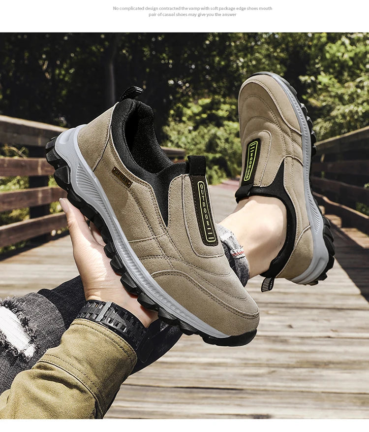 Men’s Lightweight Walking Shoes – Non-Slip Outdoor Hiking Sneakers for Comfort & Casual Wear