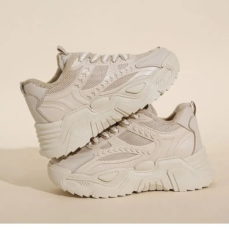 Ladies’ Designer Sports Sneakers – High Platform Footwear