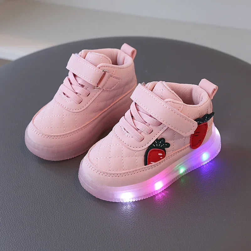 Boys & Girls Light-Up Sneakers – Cute, Soft Sole Shoes