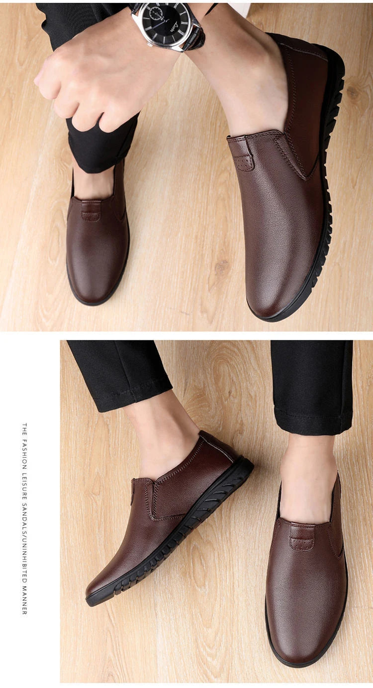 Men’s Classic Leather Dress Shoes – Office & Party Style